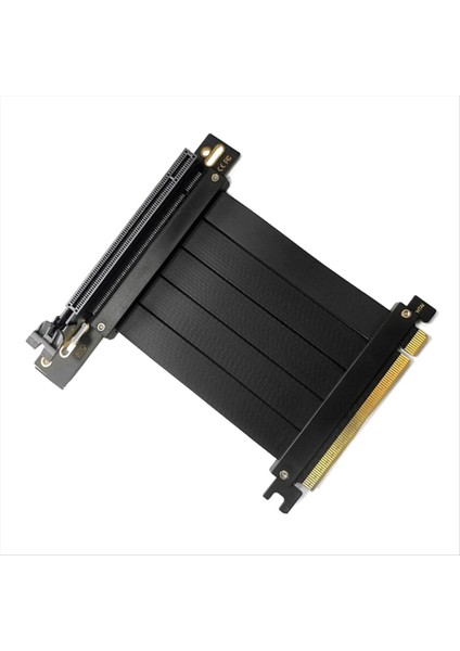 Full Hızlı Pcı-E 4 0 16X Grafik Kartı Uzantı Kablosu Adaptör Kartı Genişleme Bağlantı Noktası 90 Derece 15CM Kablo (Yurt Dışından)