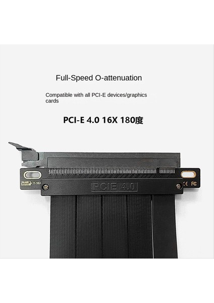 Full Hızlı Pcı-E 4 0 16X Grafik Kartı Uzantı Kablosu Adaptör Kartı Genişleme Bağlantı Noktası 90 Derece 15CM Kablo (Yurt Dışından) fırsatları