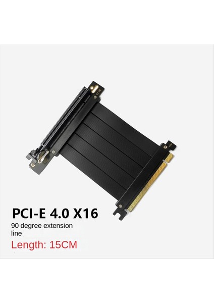 Full Hızlı Pcı-E 4 0 16X Grafik Kartı Uzantı Kablosu Adaptör Kartı Genişleme Bağlantı Noktası 90 Derece 15CM Kablo (Yurt Dışından) indirimleri