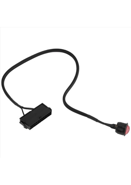 24 Pin Dişi Atx Psu Pc Güç Kaynağı Başlangıç Test Cihazı Açma/kapama Anahtarı ile Jumper Ridge Kablosu Başlat 50CM (Yurt Dışından) modelleri