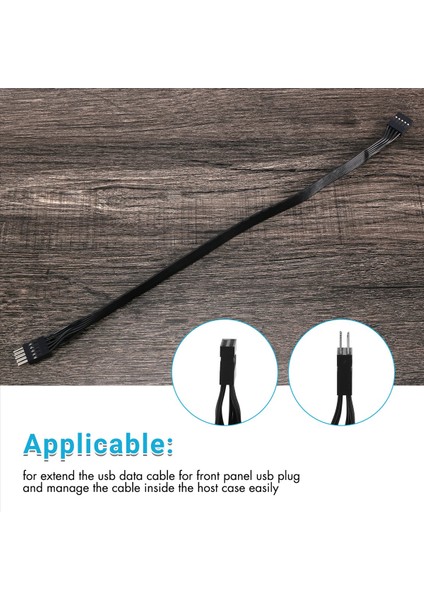 Anaart 9pin USB 2 0 Erkek - Kadın Uzatma Veri Kablosu Kablo Tel Hattı 30CM USB Uzatma Kablosu 2 Paket (Yurt Dışından) indirimleri