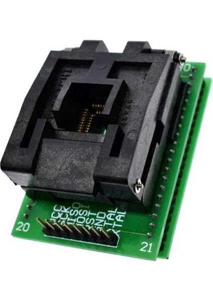 TQFP44 - DIP40 Yanan Soket Çip Programcısı TQFP44 Adaptör Soketi DIP40 QFP44 ATMEGA16 (Yurt Dışından)