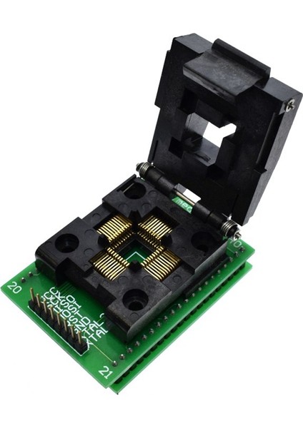 TQFP44 - DIP40 Yanan Soket Çip Programcısı TQFP44 Adaptör Soketi DIP40 QFP44 ATMEGA16 (Yurt Dışından) modelleri