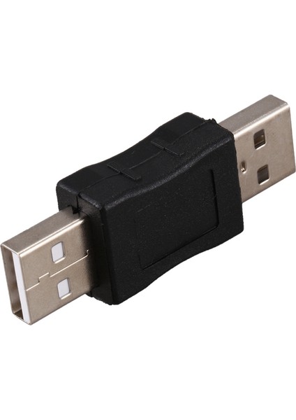 10X USB Erkek - Erkek Konnektör Adaptörü Siyah (Yurt Dışından) fiyatları