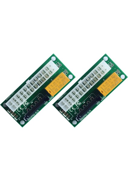 2pcs Çift Psu Adaptörü Atx 24PIN - Sata Power Sync Marş Kartı ADD2PSU Riser Extender Adaptörü Btc Maden Madenciliği (Yurt Dışından)