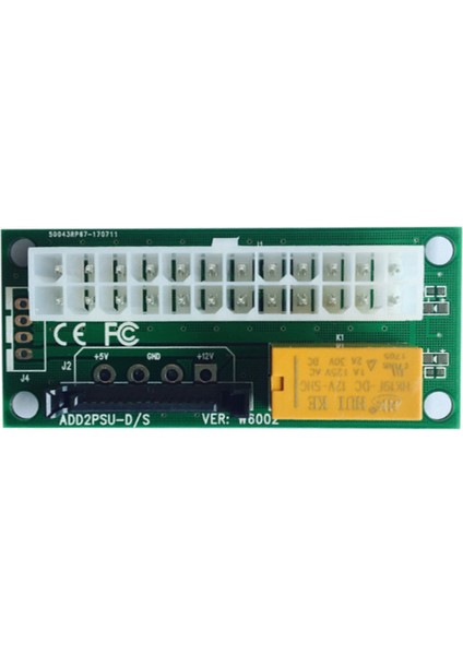 2pcs Çift Psu Adaptörü Atx 24PIN - Sata Power Sync Marş Kartı ADD2PSU Riser Extender Adaptörü Btc Maden Madenciliği (Yurt Dışından) modelleri