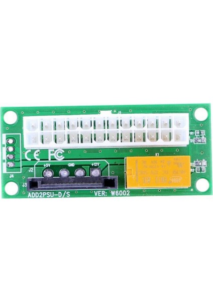 2pcs Çift Psu Adaptörü Atx 24PIN - Sata Power Sync Marş Kartı ADD2PSU Riser Extender Adaptörü Btc Maden Madenciliği (Yurt Dışından) indirimleri