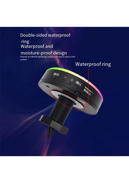 Kccpor Rgb Çok Function Taşınabilir Bilgisayar Masaüstü Anahtarı Kulaklık Stand Su Geçirmez Bilgisayar Ana Bilgisayar Güç Denetleyicisi B (Yurt Dışından) fiyatları