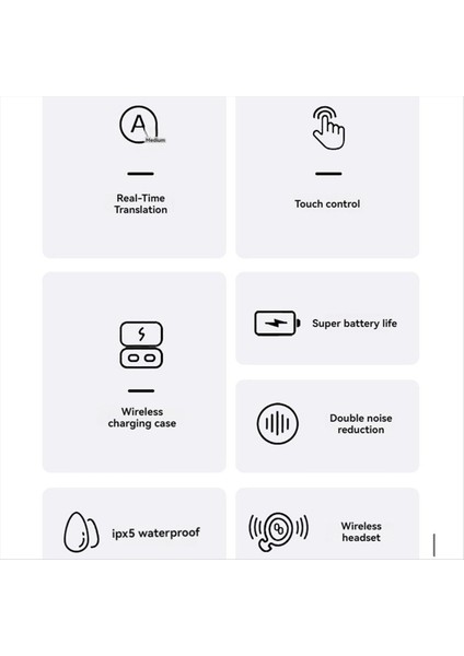 Dil Çeviri Kulaklıkları Iki Yönlü Gerçek Zamanlı Çeviri Dil Anında Sesli Çeviri Iş Öğrenme Siyah (Yurt Dışından) indirimleri