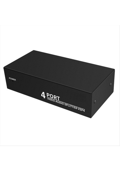 4 Yollu Av Splitter 1 4&#39 Ten Çıkış Kompozit Rca Av Splitter 1x4 Video Ses Rca Ayrıştırıcı Distribütör DVD C-Vbs Abd Fişi Için (Yurt Dışından)