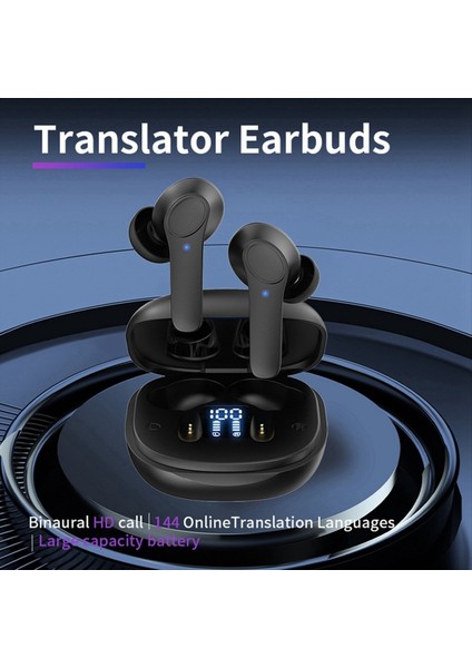 B11 Akıllı Sesli Çeviri Kulaklıklı Bluetooth Kablosuz 144 Dilleri Gerçek Zamanlı Çeviri Beyaz (Yurt Dışından) fiyatları