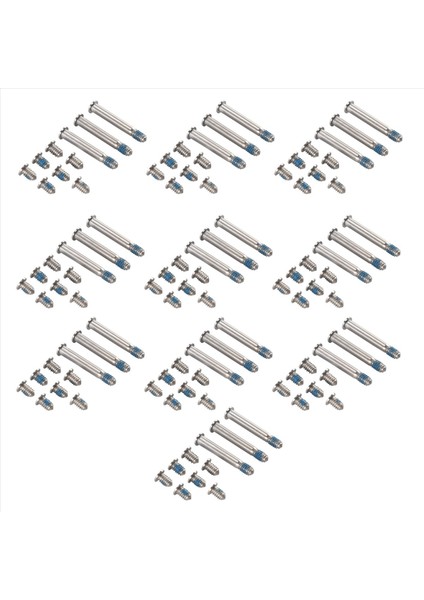 100PCS/10SET A1278 A1286 A1297 MacBook Pro 13INCH 15 Inç Alt Alt Kılıf Kapak Vidaları Set 2008-2012 (Yurt Dışından) modelleri