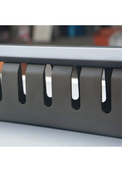 3x 1u Kablo Yönetimi Yatay Montaj 19 Inç Sunucu Rafı 12 Yuvalı Metal Parmak Kanalı Teli Organizatör Kapak (Yurt Dışından) fırsatları