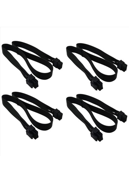 4x Cpu 8 Pin Erkek-Cpu 8 Pın (4+4) Erkek EPS-12V Corsair Modüler (60CM) Için Anakart Güç Adaptör Kablosu (Yurt Dışından)