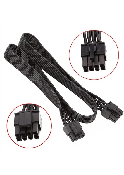 4x Cpu 8 Pin Erkek-Cpu 8 Pın (4+4) Erkek EPS-12V Corsair Modüler (60CM) Için Anakart Güç Adaptör Kablosu (Yurt Dışından) modelleri