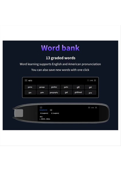 S65PRO Akıllı Ses Çevirmen 142 Diller Wifi Tarama Çeviri Kalemi Tarama Çeviri Kalemi Yurtdışına Seyahat (Yurt Dışından) modelleri