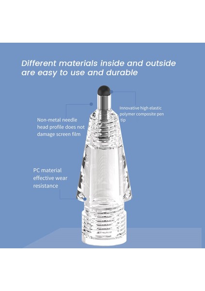 Elma Pencil Yedek Tip Şırınga Için Çok Fonksiyonlu Aşınma Dayanıklı Slip Sessiz Sessiz Yeniden Dövme Nıbs B (Yurt Dışından) modelleri