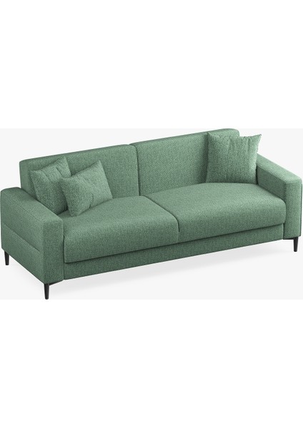 Briza Plus Şönil Dokulu, 3'lü Yataklı Koltuk - Yeşil