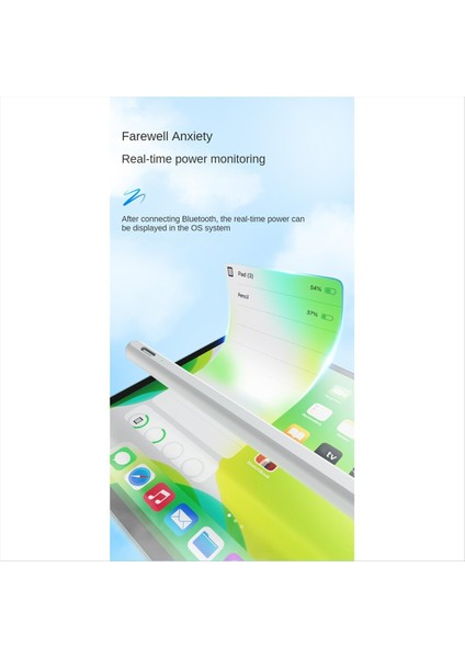 Bluetooth Elektrikli iPad Stylus Kalem Anti-False-Touch Için Hızlı Şarj Ultra Uzun Dayanıklılık Dönemi Kalem E E Display (Yurt Dışından) fırsatları
