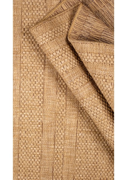 Bej Naturel Jüt Hasır Desen Sisal Halı – Yıkanabilir, Kaymaz Taban, Toz Tutmaz & Antibakteriyel Makine Dokuma Halı