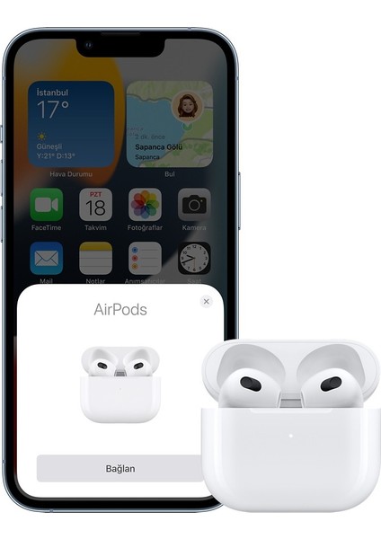 Airpods (3. Nesil) ve Magsafe Şarj Kutusu Bluetooth Kulaklık MME73TU/A - Outlet fırsatları