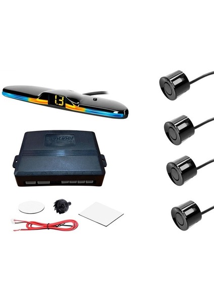 Sentinel New Ekranlı Park Sensörü - Siyah