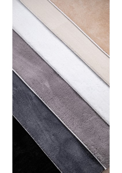 Santiva Home Siyah Oval Post Peluş Halı – Ultra Yumuşak, Antibakteriyel, Kaymaz Dot Tabanlı, Makinada Yıkanabilir Peluş Yolluk Halısı indirimleri