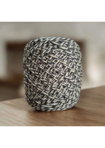 Ebruli Yün Akrilik El Örgü Ipi 190 gr