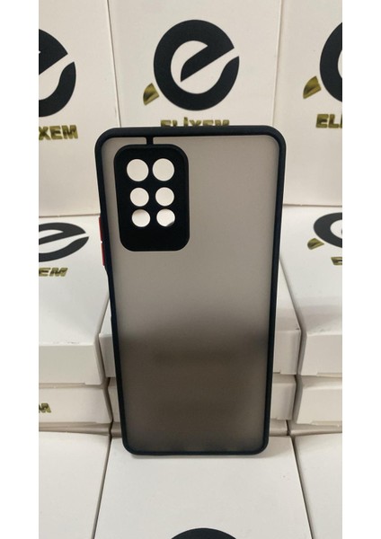 Infinix Note 10 Pro Uyumlu Siyah Mat Kılıf