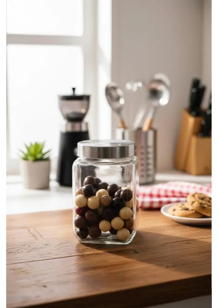 Lınes 3lü Cam Kavanoz 820ML