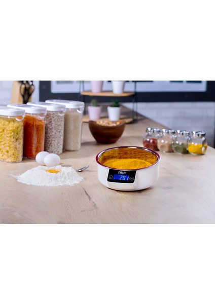 ZLN2977 Dijital Mutfak Tartısı | Kaseli | 5 kg | 1 gr Hassasiyet | LCD | Paslanmaz Çelik | Pil Dahil fiyatları