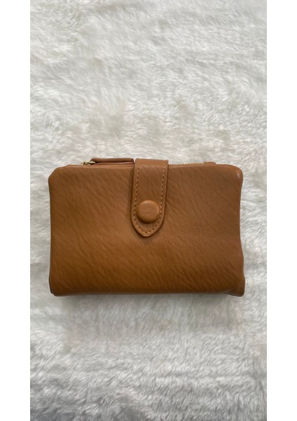 Yumuşak Dokulu Bileklikli Orta Boy Kullanışlı Toz Torbalı Kadın Cüzdan