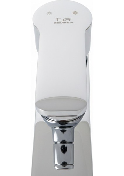 Tuaarmatür Lavabo Bataryası Sabit Banyo Modern Tezgah Üstü Krom modelleri