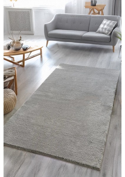 Santiva Home Gri Post Peluş Halı – Ultra Yumuşak, Antibakteriyel, Kaymaz Dot Taban – Yıkanabilir Salon, Koridor ve Çocuk Odası Halısı modelleri