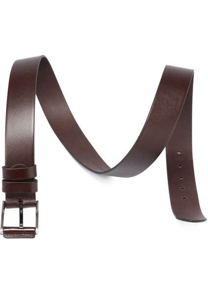 Kahve Hakiki Deri Erkek Kemer - S1EK00000337-D63