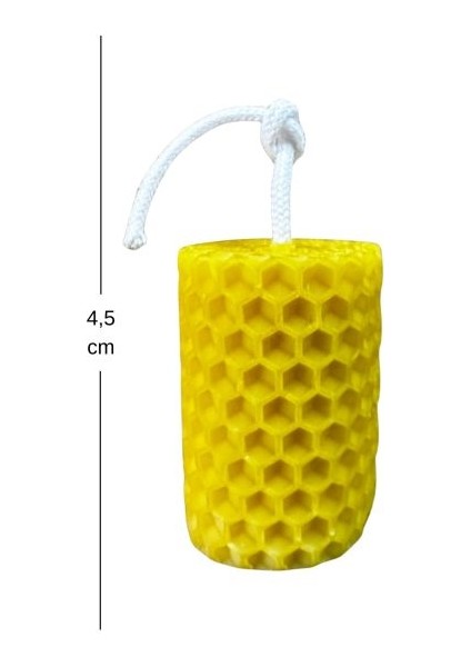 9397 El Yapımı 3'lü Set Doğal Balmumu - 10 cm / 5 cm / 10 cm modelleri