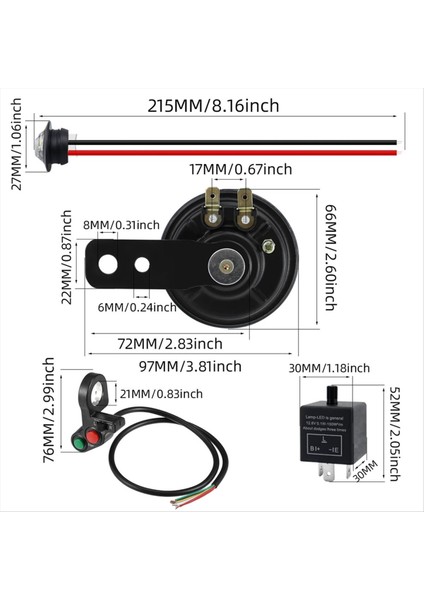 Atv Utv Için Korna Farlı 3 Pinli Röleli Evrensel Dönüş Sinyal Lambası LED Kiti (Yurt Dışından) modelleri