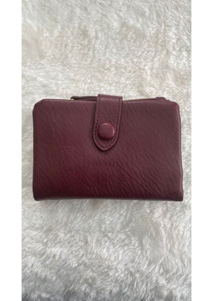 Yumuşak Dokulu Bileklikli Orta Boy Kullanışlı Toz Torbalı Kadın Cüzdan