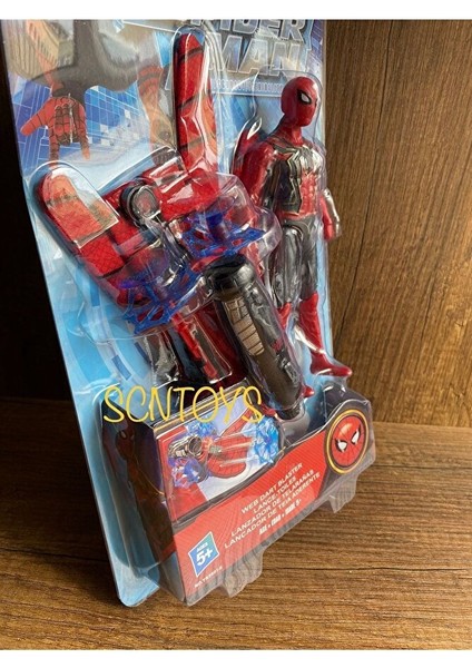 Spiderman Ağ Atıcı Eldiven+Spiderman Figür Oyuncak modelleri