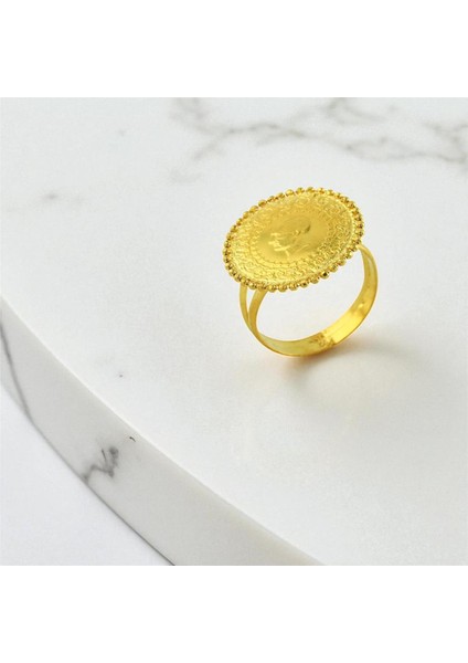 22 Ayar Altın Çeyrekli Yüzük - 0199570 fiyatları