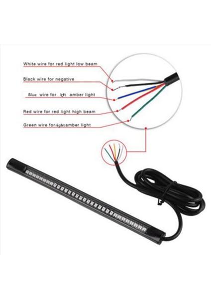 2x 48 Smd Fren Lambaları LED Su Geçirmez Kasa Plakalı Arka Lambası (Yurt Dışından) modelleri