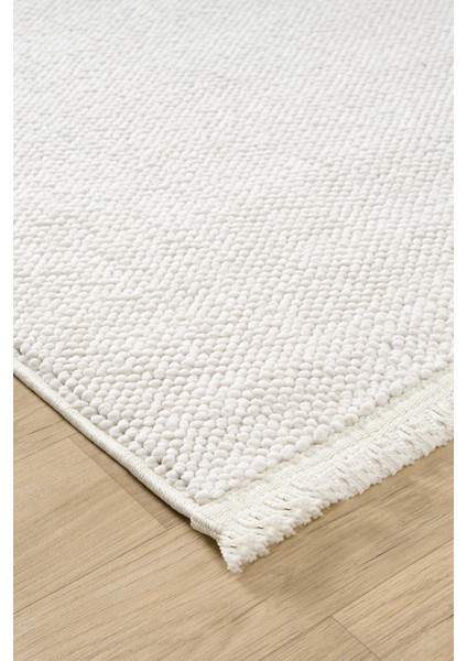 Beyaz Iskandinav Bukle Dokulu Yumuşak Halı – Bohem Modern Stil, Salon, Oturma Odası, Koridor, Mutfak ve Çocuk Odası Yolluk Halısı modelleri