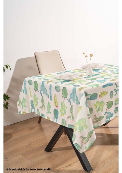 Kaktüs Desenli Masa Örtüsü, Sofra Bezi, Piknik Örtüsü modelleri