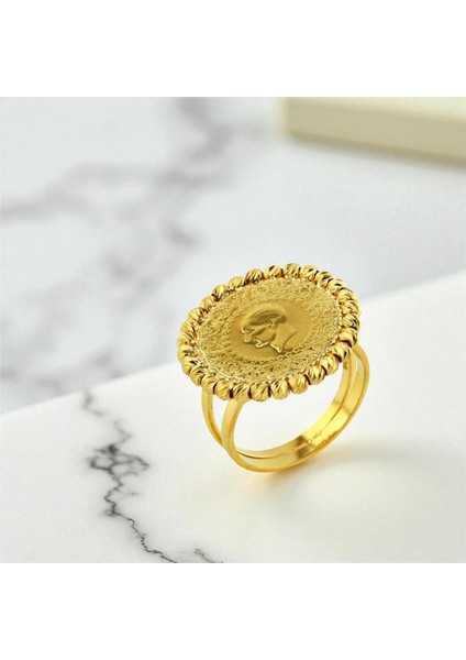 22 Ayar Altın Çeyrekli Yüzük - 0199574 fiyatları