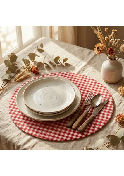 1 Adet Amerikan Servis-Kılıflı Mdf Amerikan Servis- Kumaş Kaplama Supla