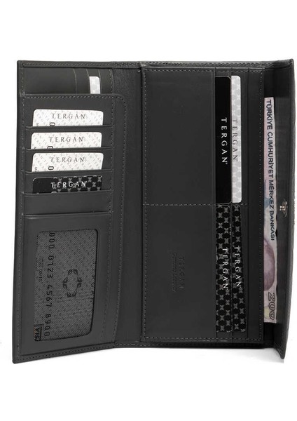 Gri Hakiki Deri Kadın Cüzdan - S1CB00005793-M07