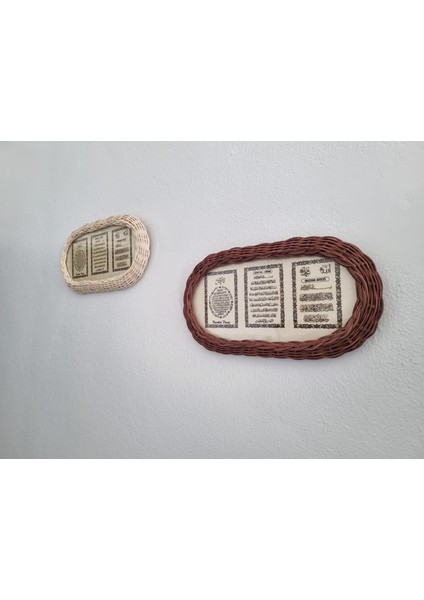 Rattan Hasır 3'lü Dua Seti Camlı fiyatları