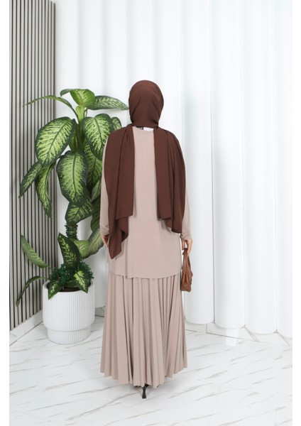 Eteği Piliseli Sade Tunik Takım indirimleri