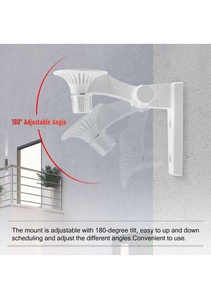 Duvar Montajı Kamera Depolama Stand Tutucu 180 Derece Bulut Kamerası Için Ayarlanabilir 291 Serisi Wifi Ev Güvenliği Camara (Beyaz) (Yurt Dışından) indirimleri