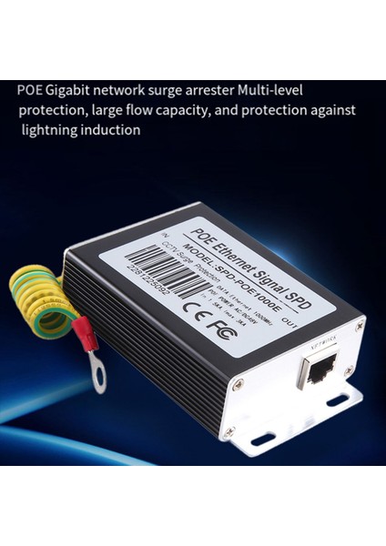 Tek Kanallı Gigabit Poe Poe Ethernet Sinyal Spd Network Surge Protector 1000MBPS Spd Cctv Ip Kameraları Için Önleyici (Yurt Dışından) fiyatları